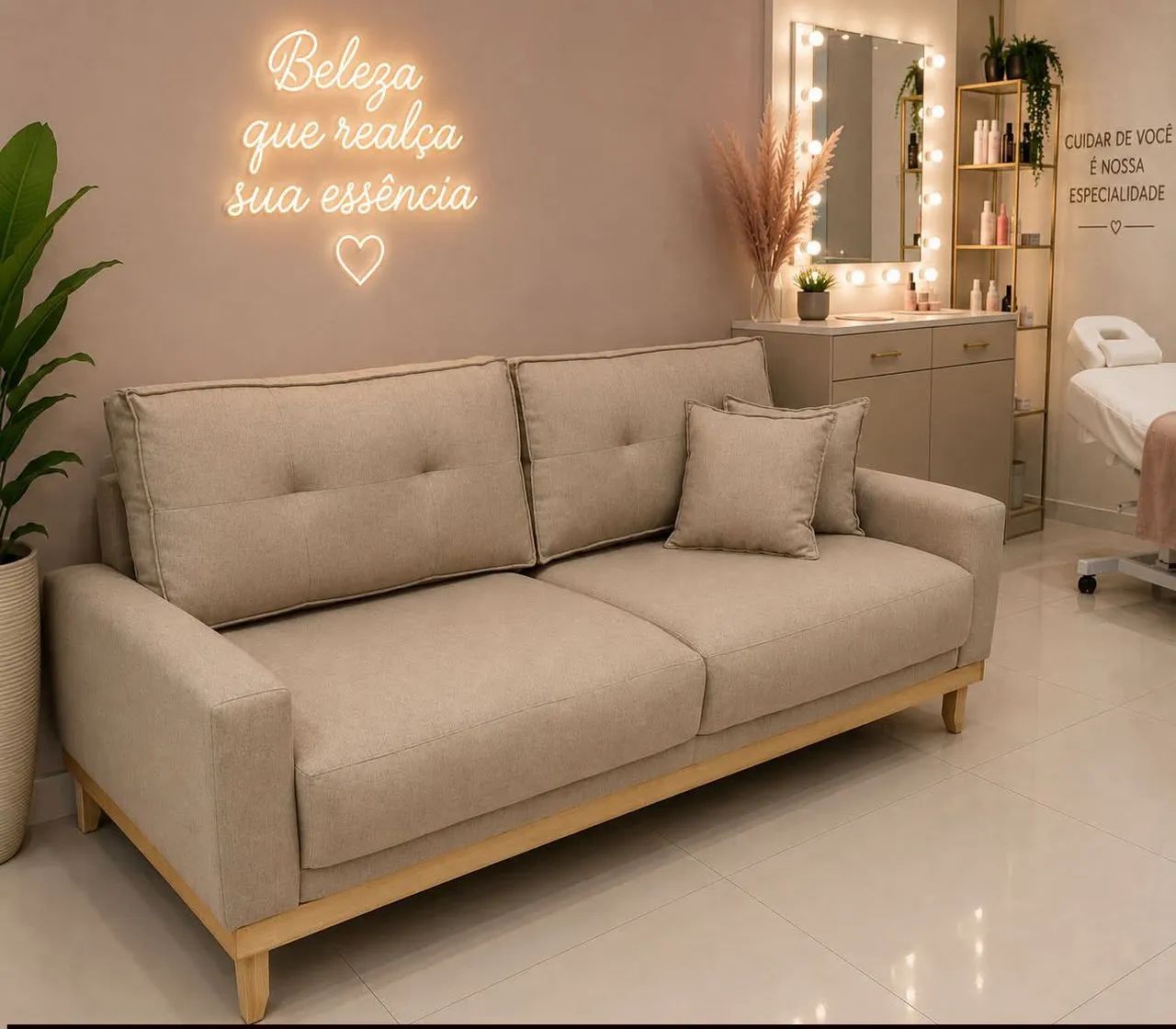 Sofá 2 Lugares Moderno e Confortável