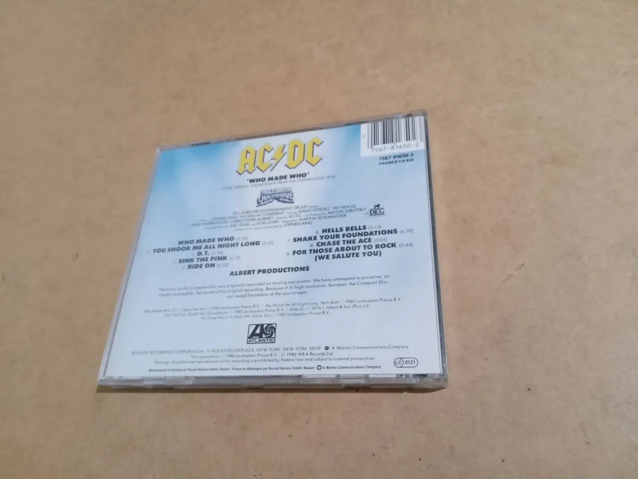 Cd ac dc Who made who - Foto 2