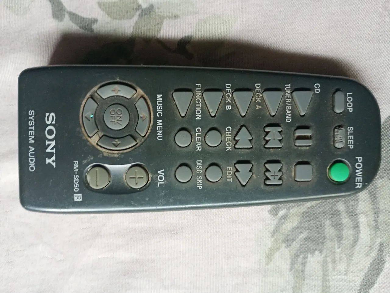 Controle Sony Rd-sd50