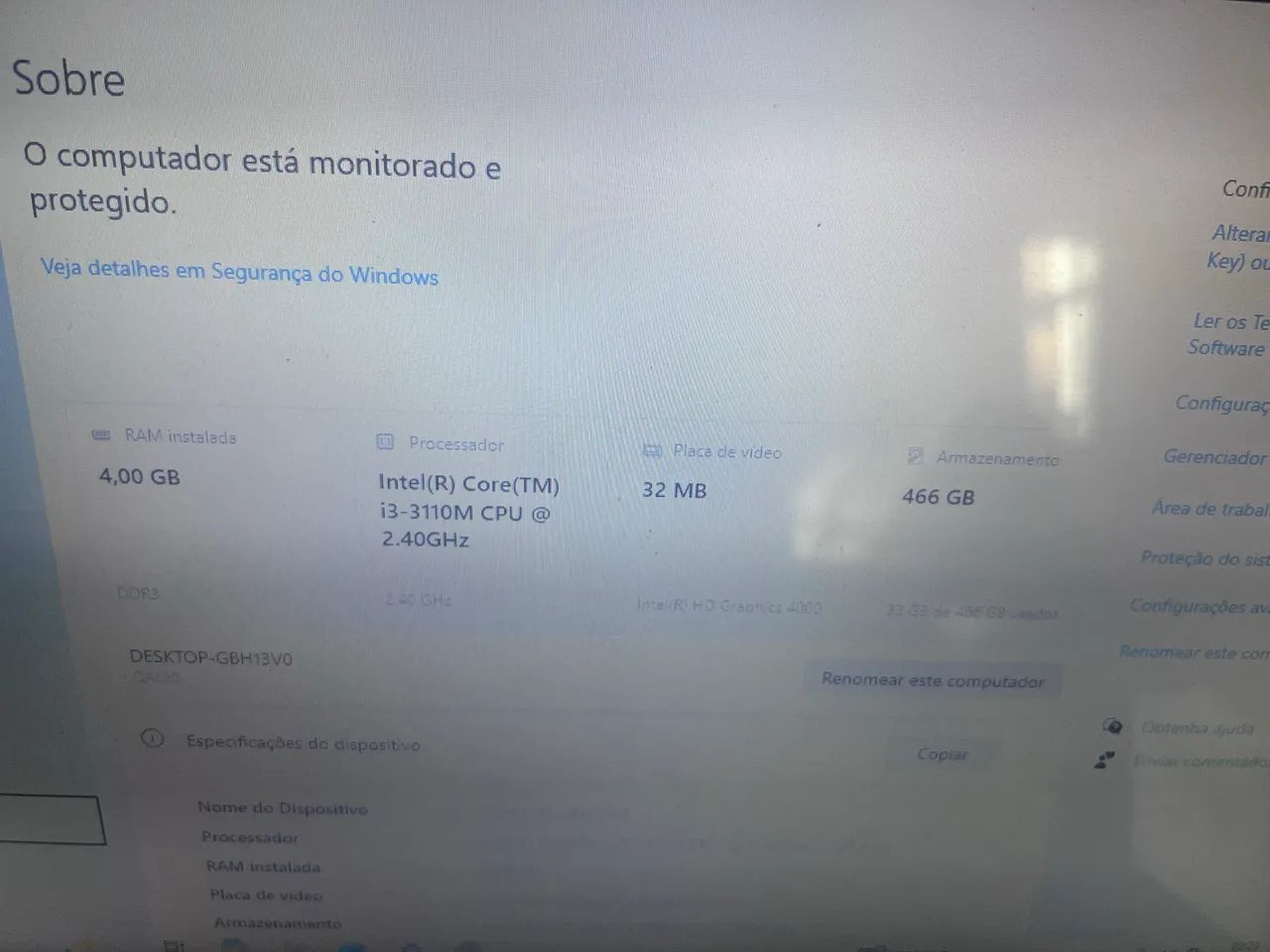 Notebook Daten core i3