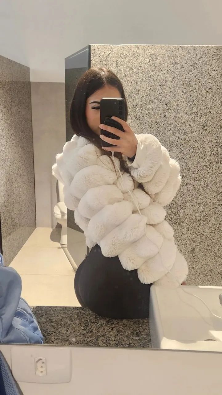 Blusa puffer branca 
