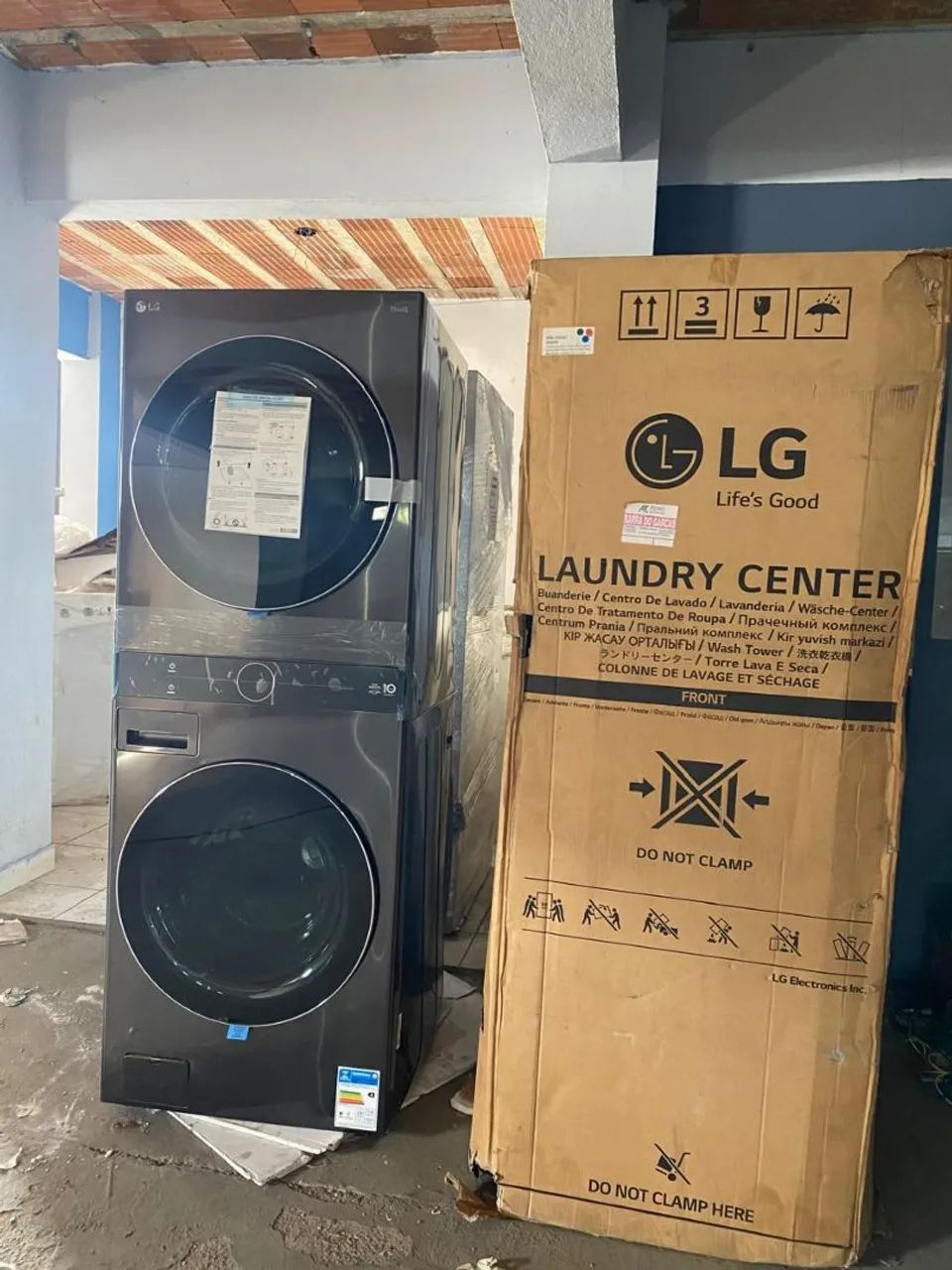 Lava e seca LG 17 kilos inox