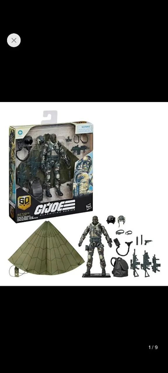 G.i. Joe Classified Series 60th Pilot Paraquedista - Hobbies e