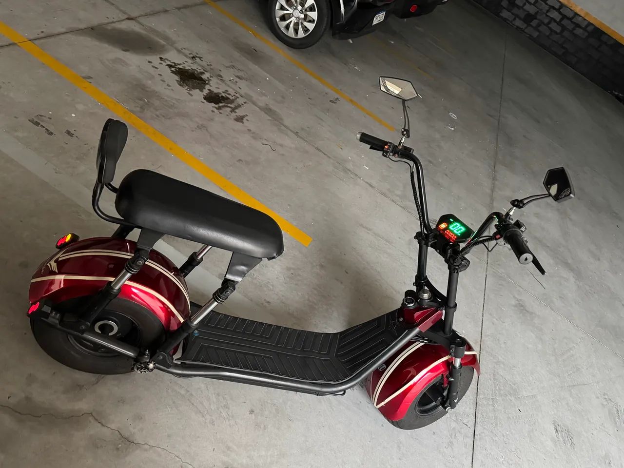 Scooter Elétrica 2000w Vermelha - Foto 2