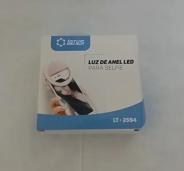 Luz de Anel Led Self para Celular 3 Níveis de Brilho Marca Lotus