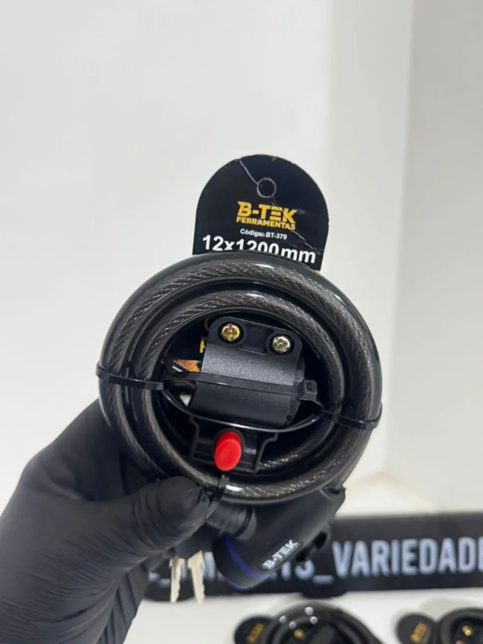 Cadeado antifurto para moto e bicicleta  - Foto 2