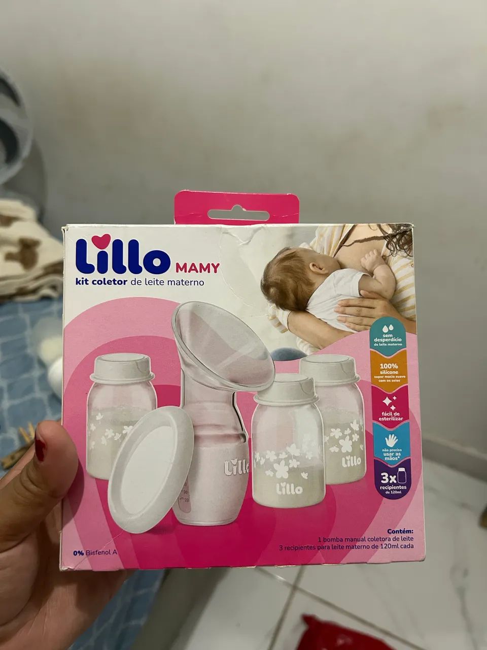 Lillo mamy Kit coletor de leite materno