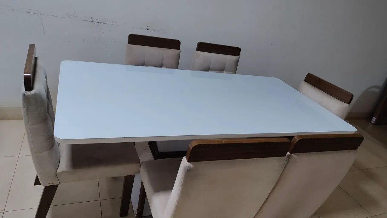 Jogo mesa sala de jantar  com cadeiras  - Foto 3