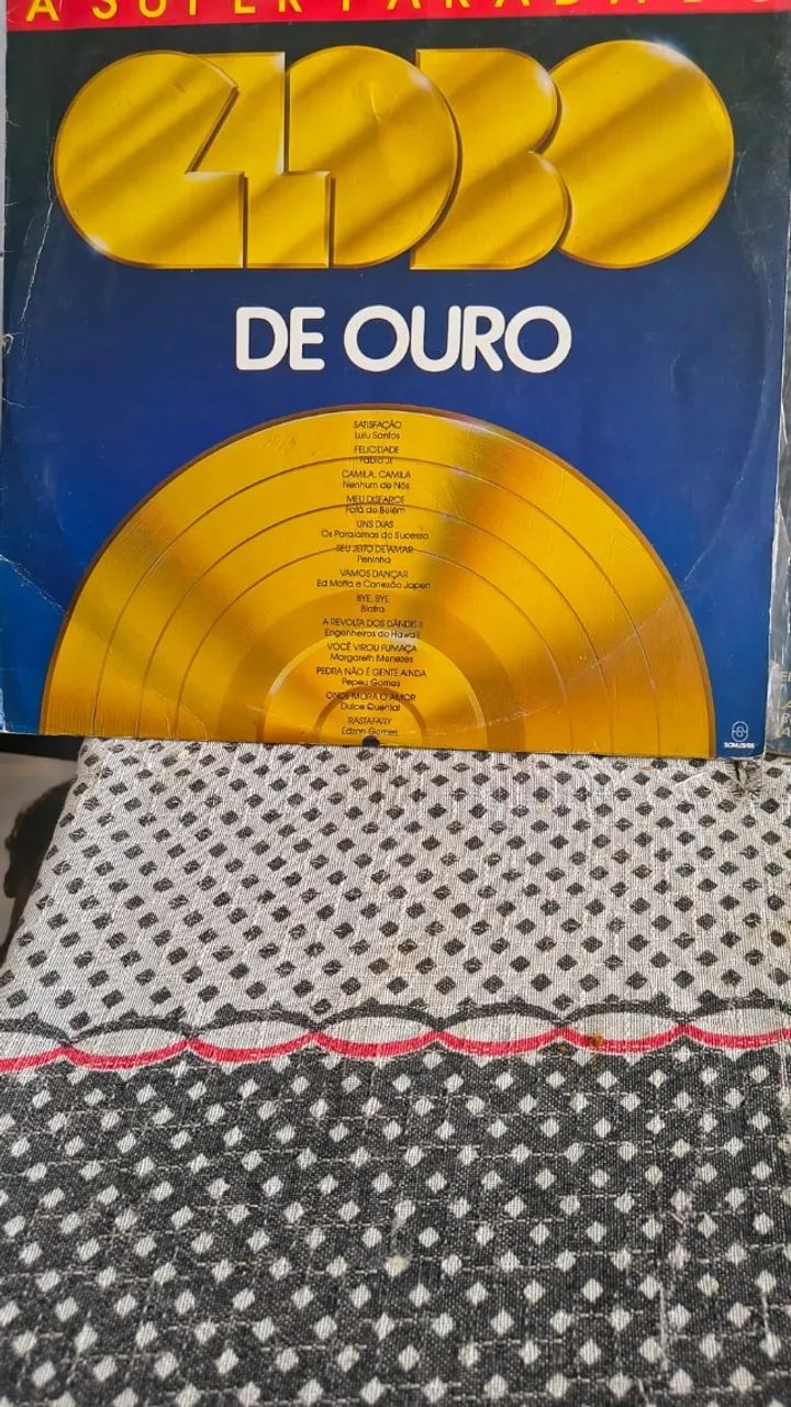 Coleção 2 Discos de Vinil Globo de Ouro