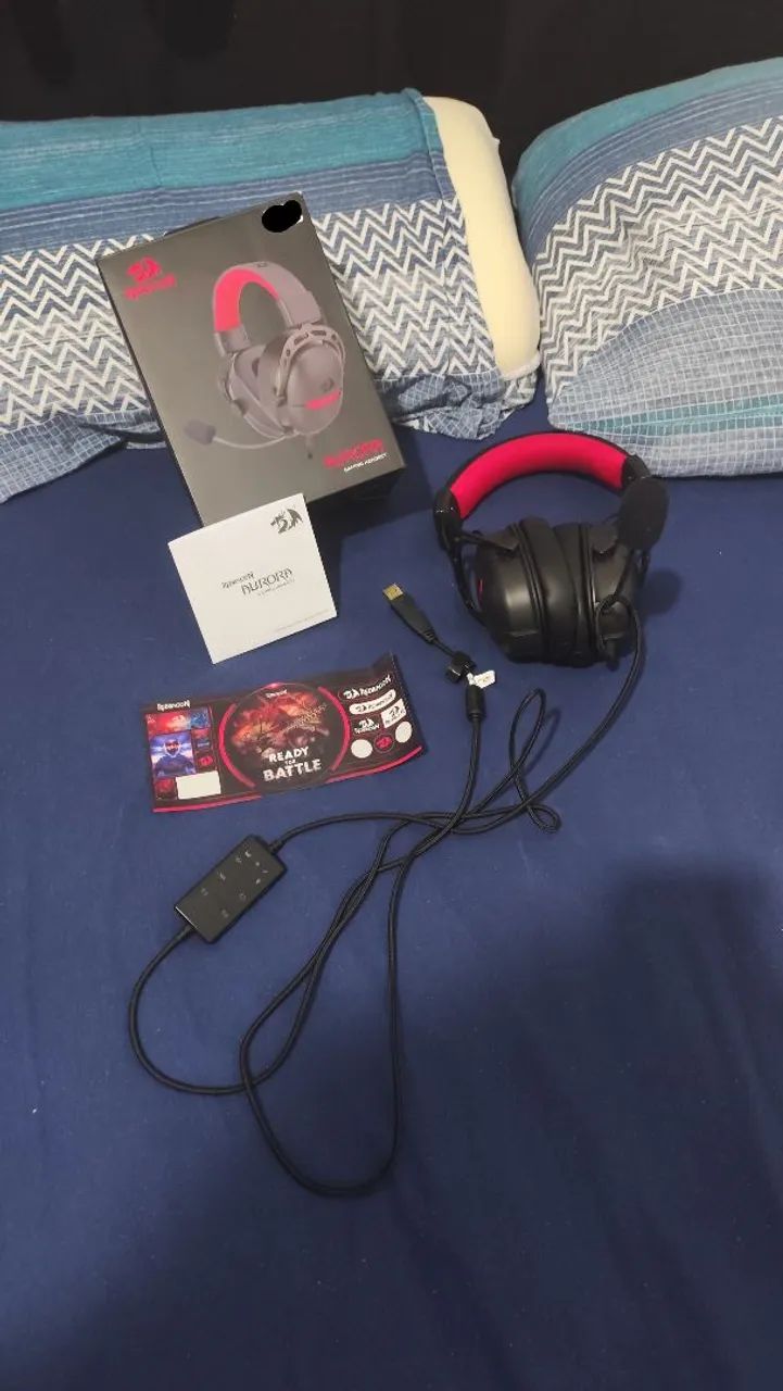Headset RedDragon Aurora (2 meses de uso) - Foto 2