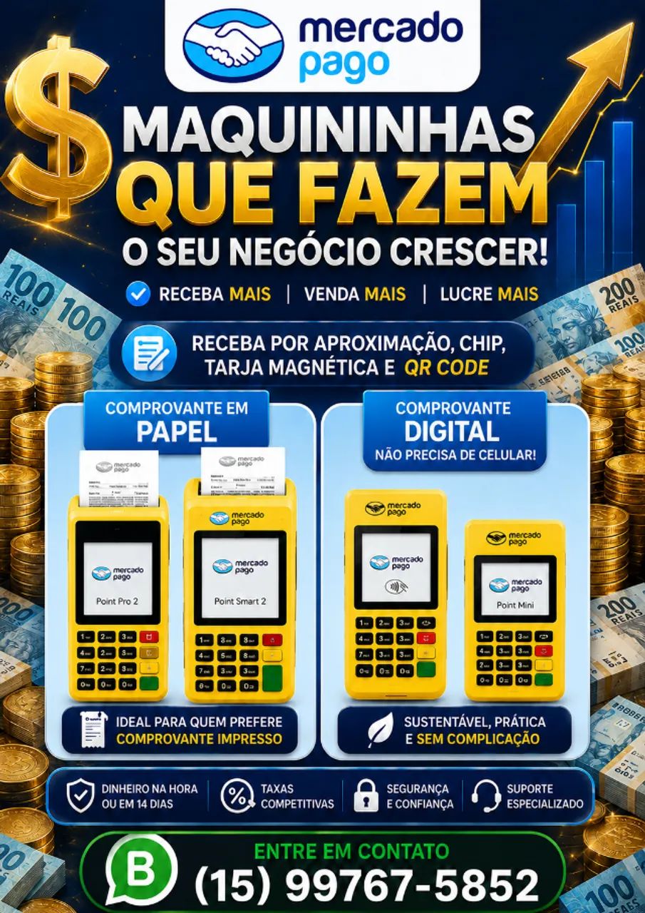 Máquininha - Mercado Pago 