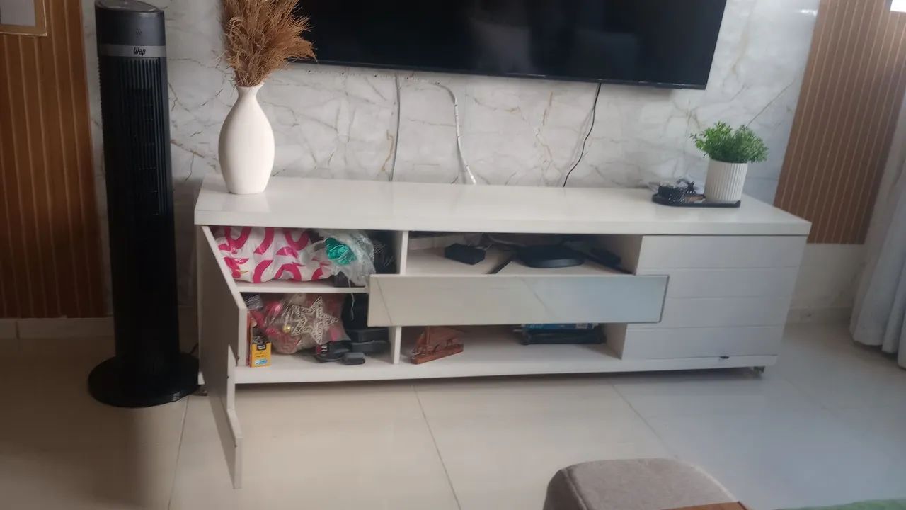 Rack branco em perfeito estado  - Foto 2