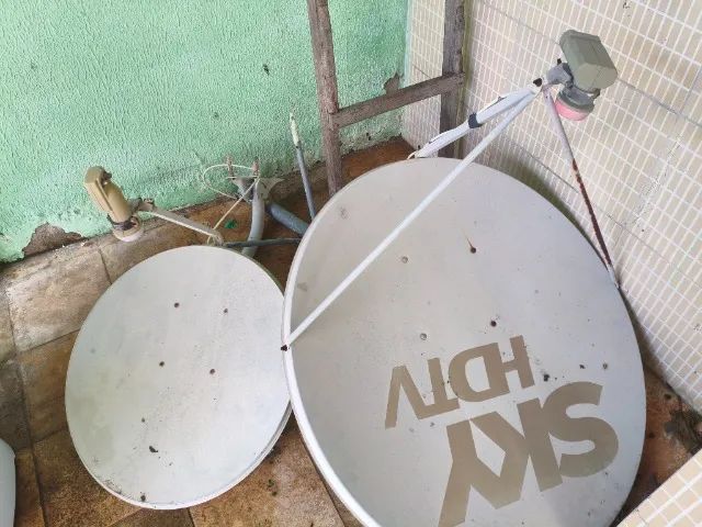 Kit 2 Antenas Parabólicas