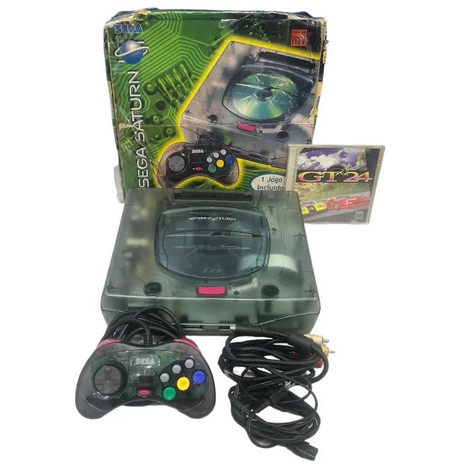 Sega Saturno Skeleton na Caixa!