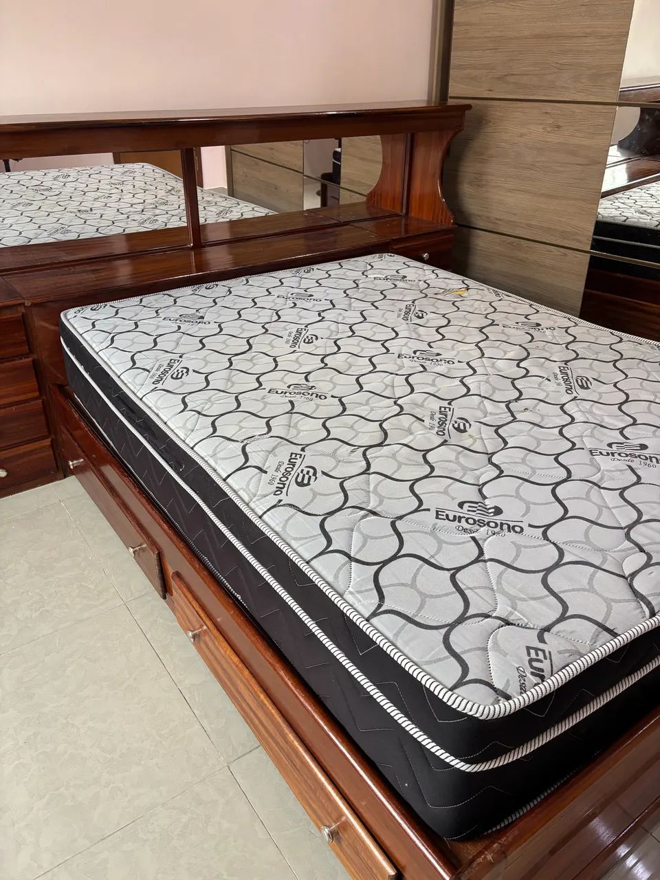 Cama de casal madeira maciça  - Foto 3
