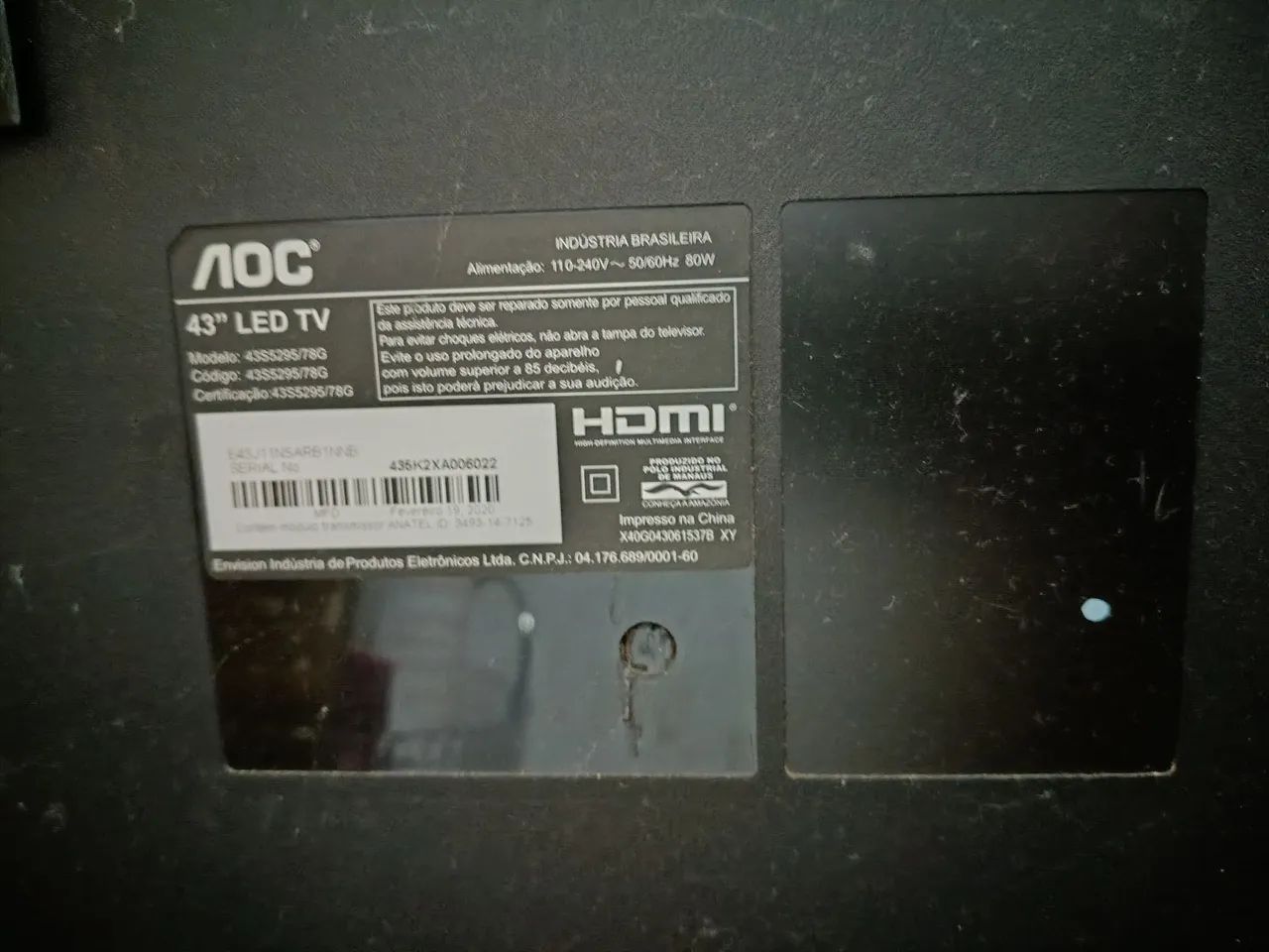 TV AOC 43P SMART!!