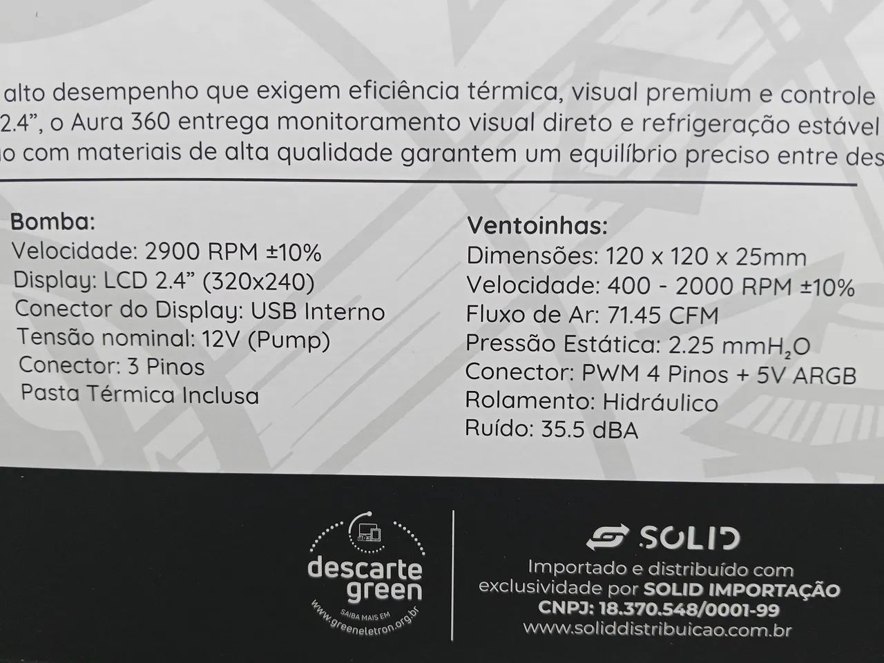 Water Cooler 360 com Display - Foto 2