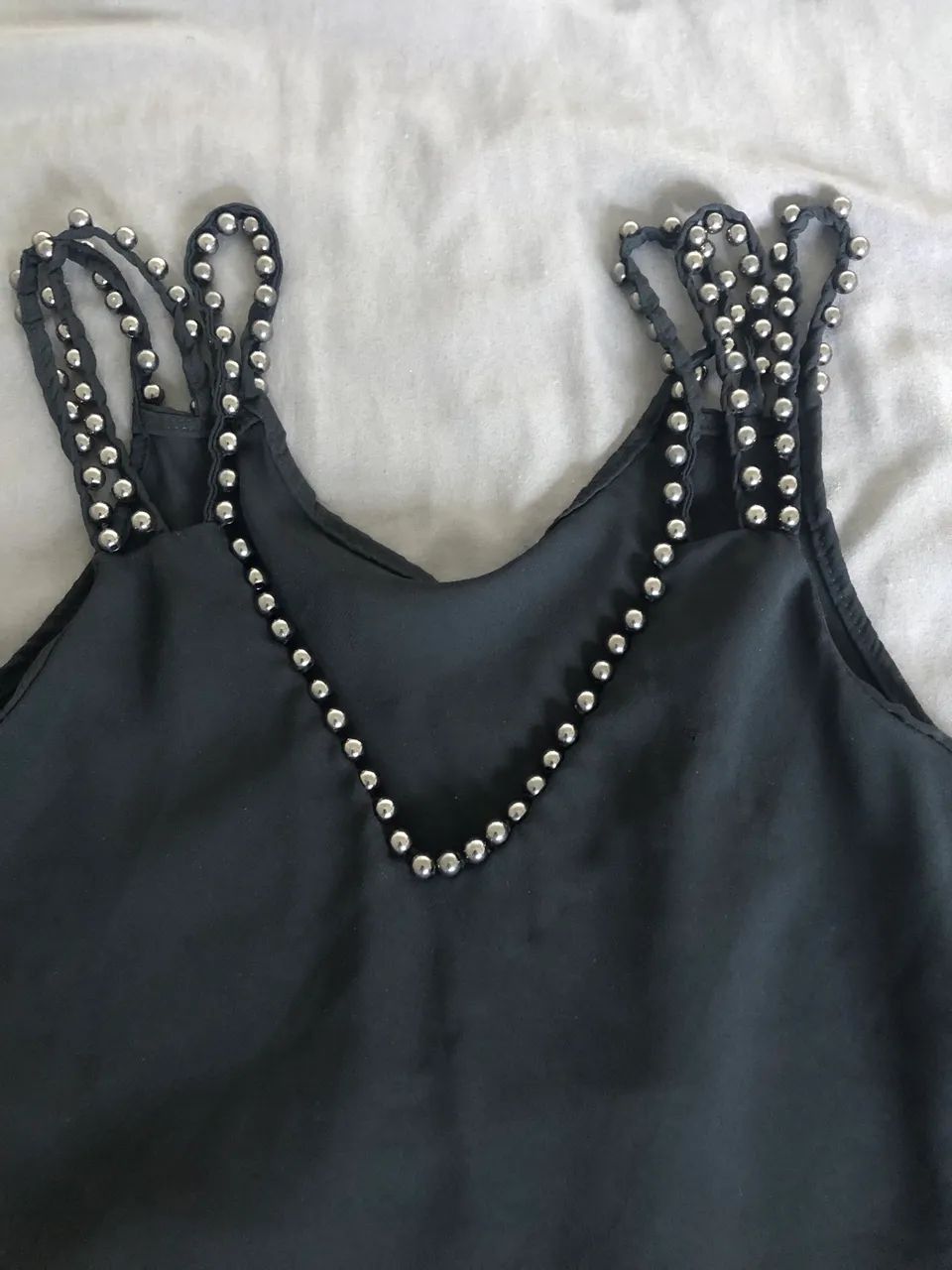 Blusa de cetim  - Foto 3