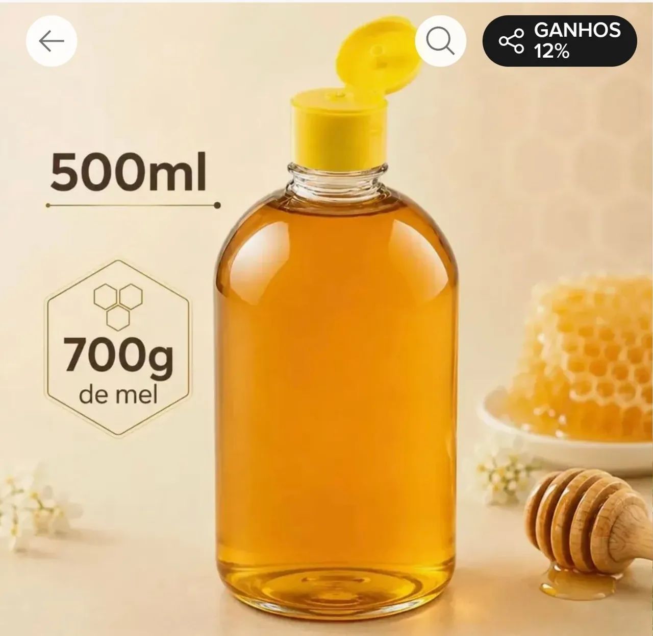 Garrafa pet 500ml com tampa Fliptop  - Foto 2