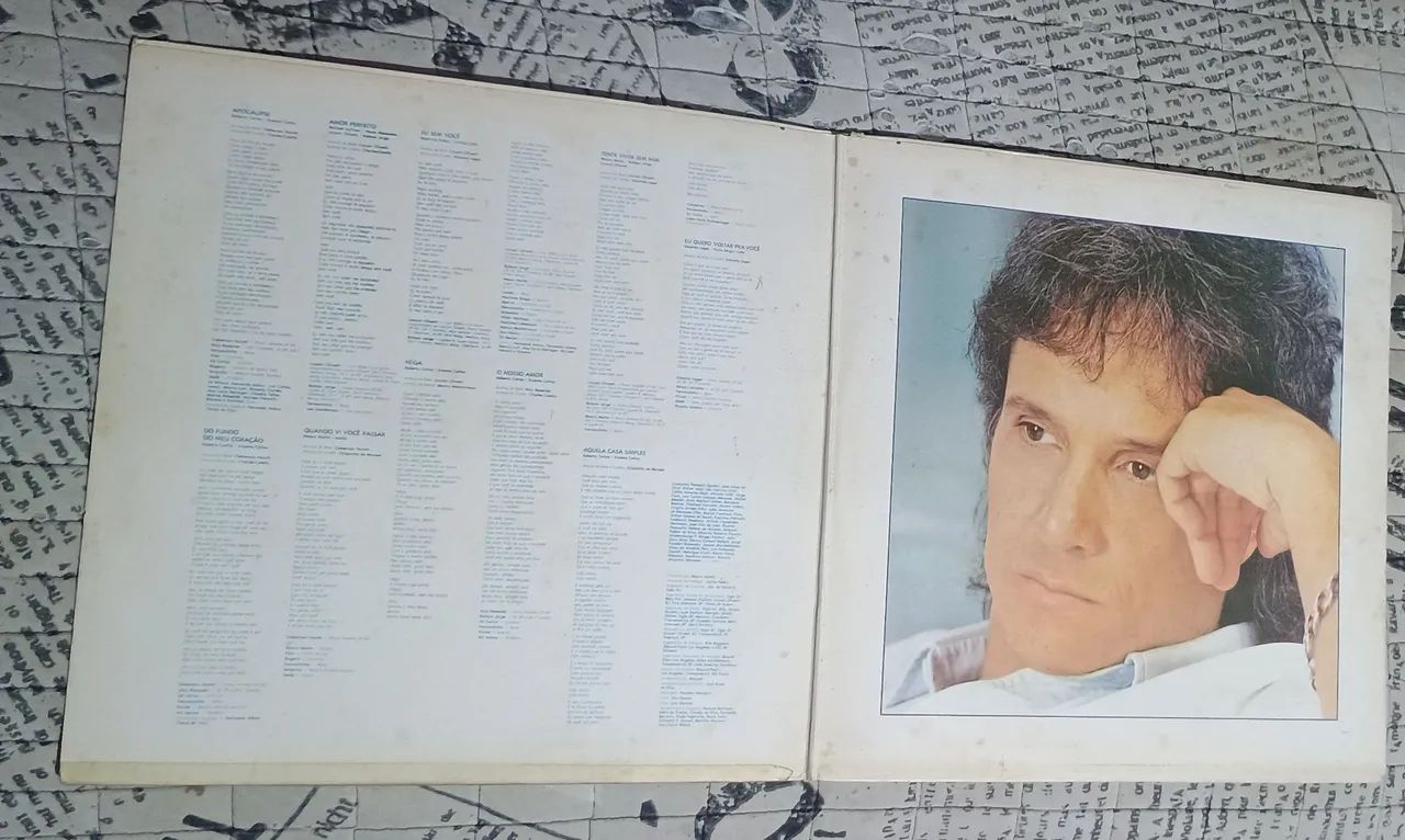 LP Roberto Carlos 1986 Original CBS + Encarte Interno - Foto 3
