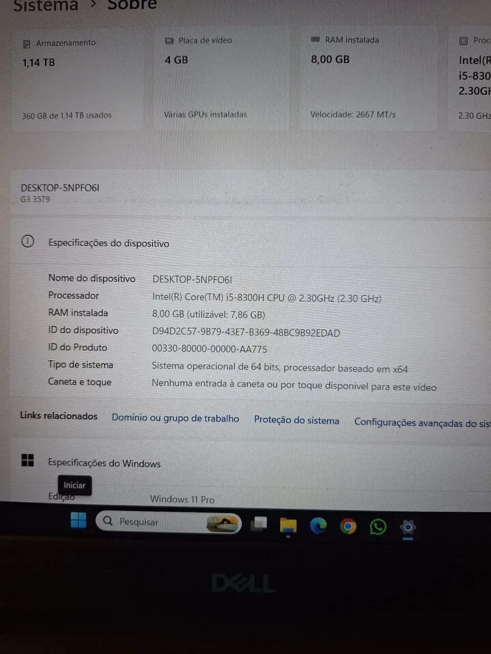 Notebook Dell g3  - Foto 4