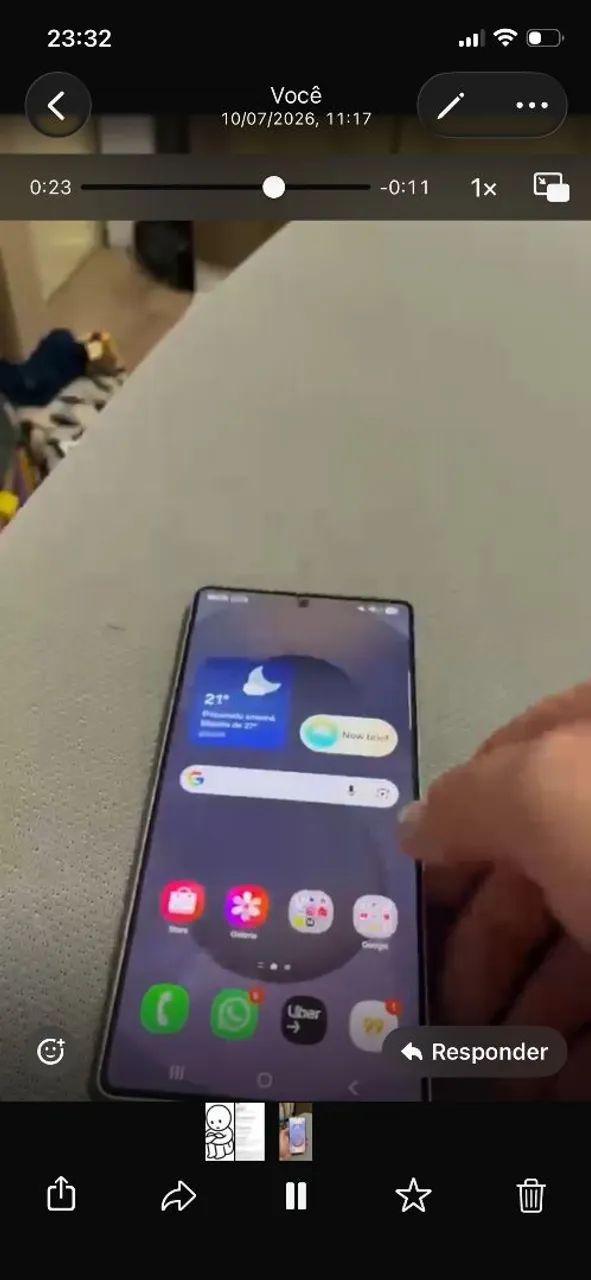 S25 ultra com caixa e nota fiscal - Foto 4