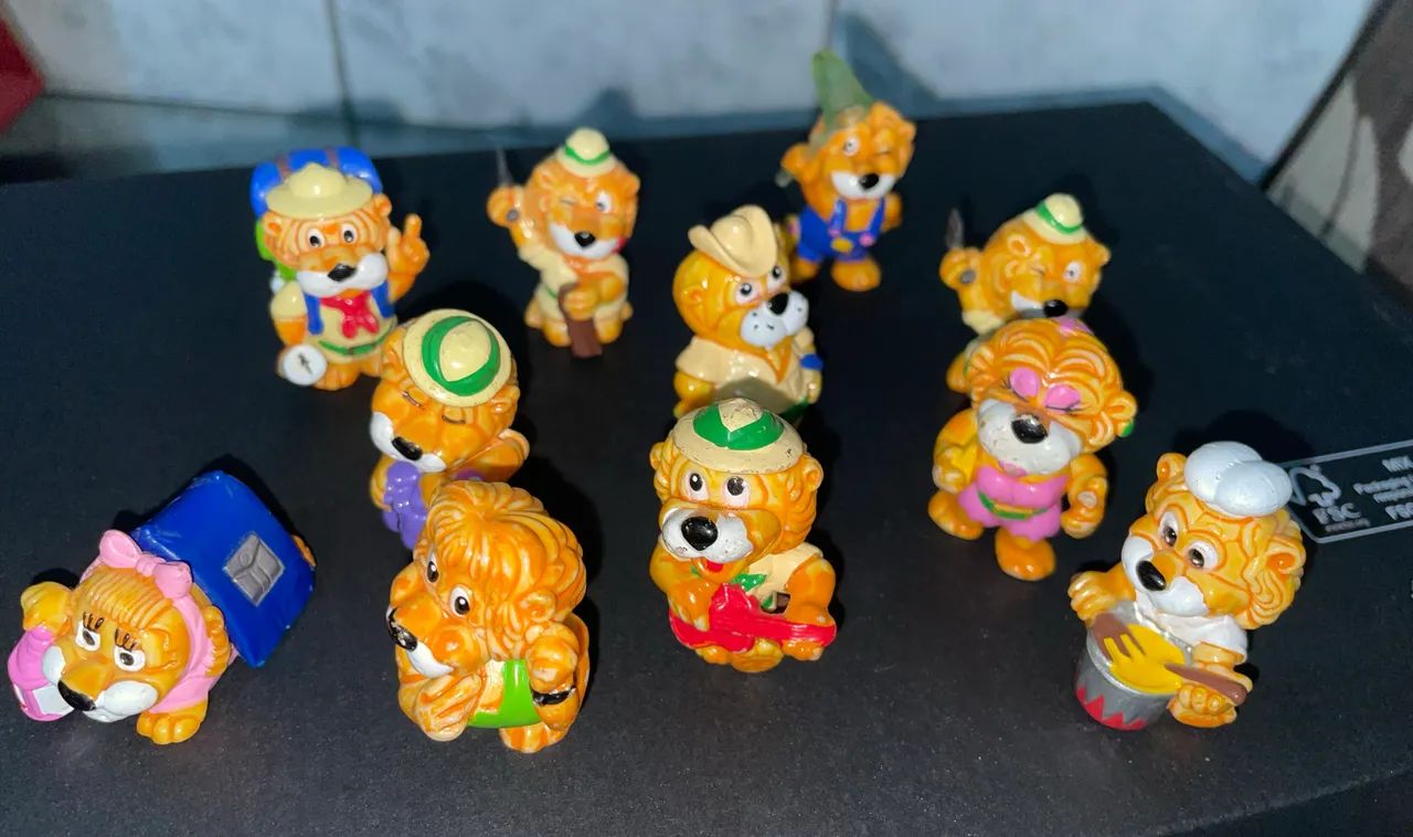 Bonecos Kinder Ovos Coleção Leoventuras - Foto 3