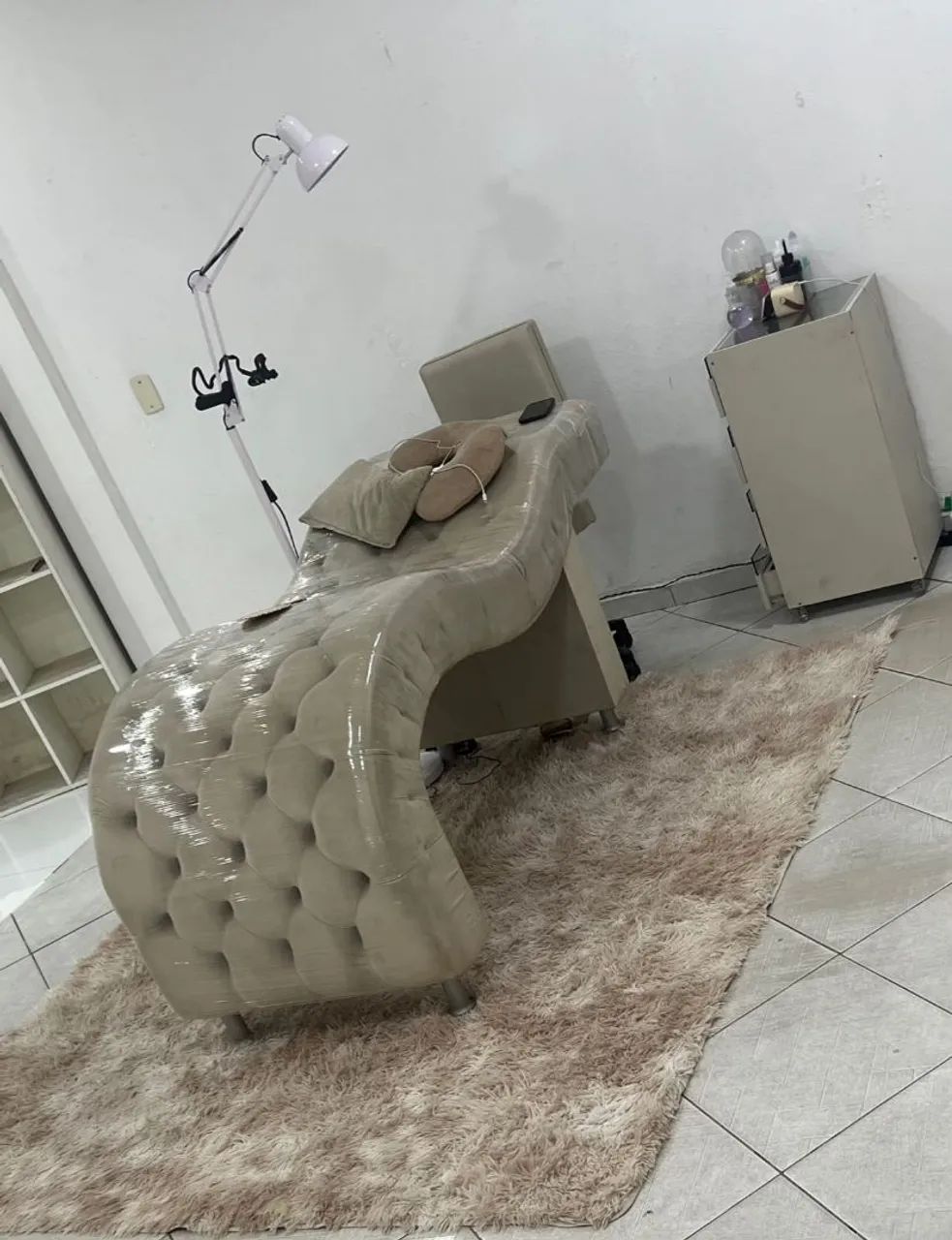 Maca com massageador e cadeira 