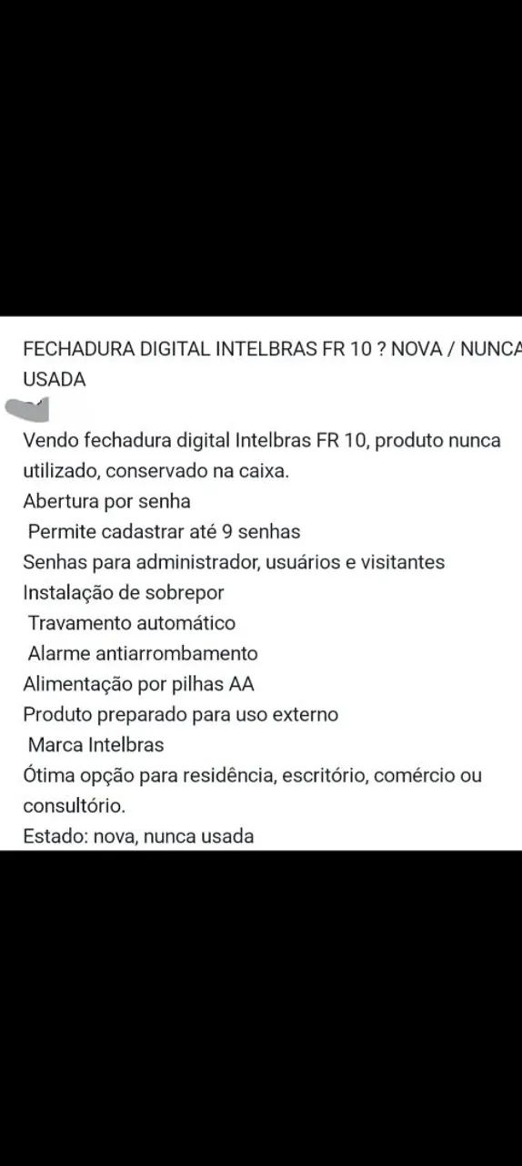 Fechadura Digital Intelbras - Foto 4
