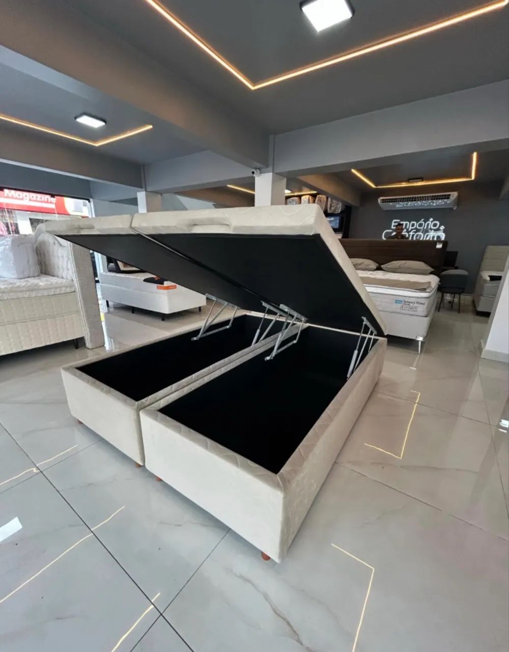 BASE BAÚ SUED QUEEN SOFTFLEX NOVA!!!  - Foto 2