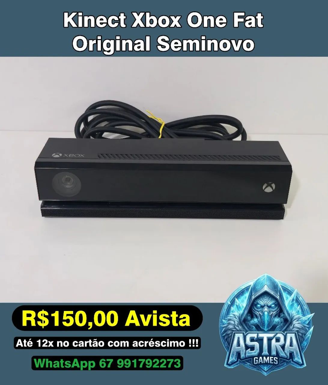 Kinect Xbox One Fat Original Seminovo !!!