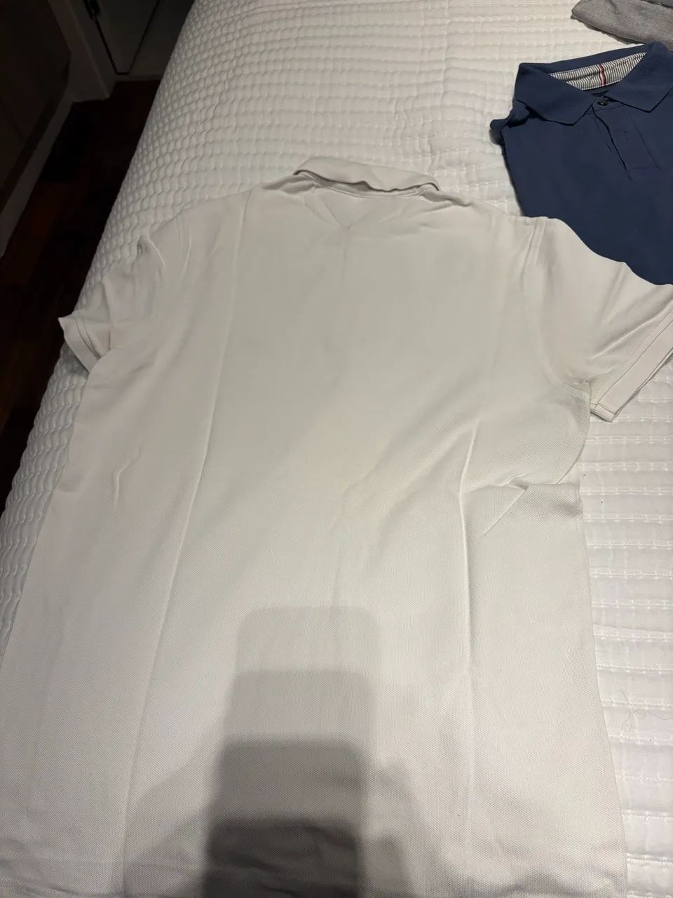 Polo Tommy Hilfiger slim fit branca  - Foto 3