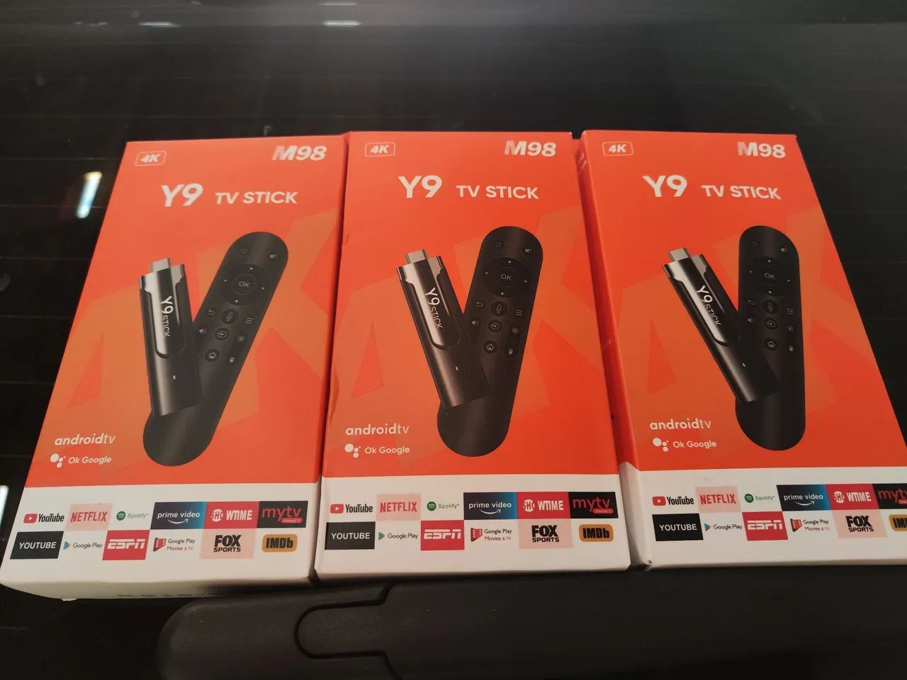 Novo Tv Stick Y9 M98 Pro Bluetooth 