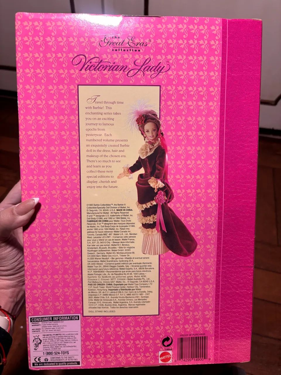 Barbie Victorian Lady #14900 Great Eras 1996 - LACRADA - Collector Edition - Foto 2