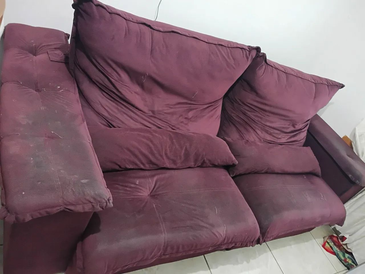 Sofá retrátil 5 lugares