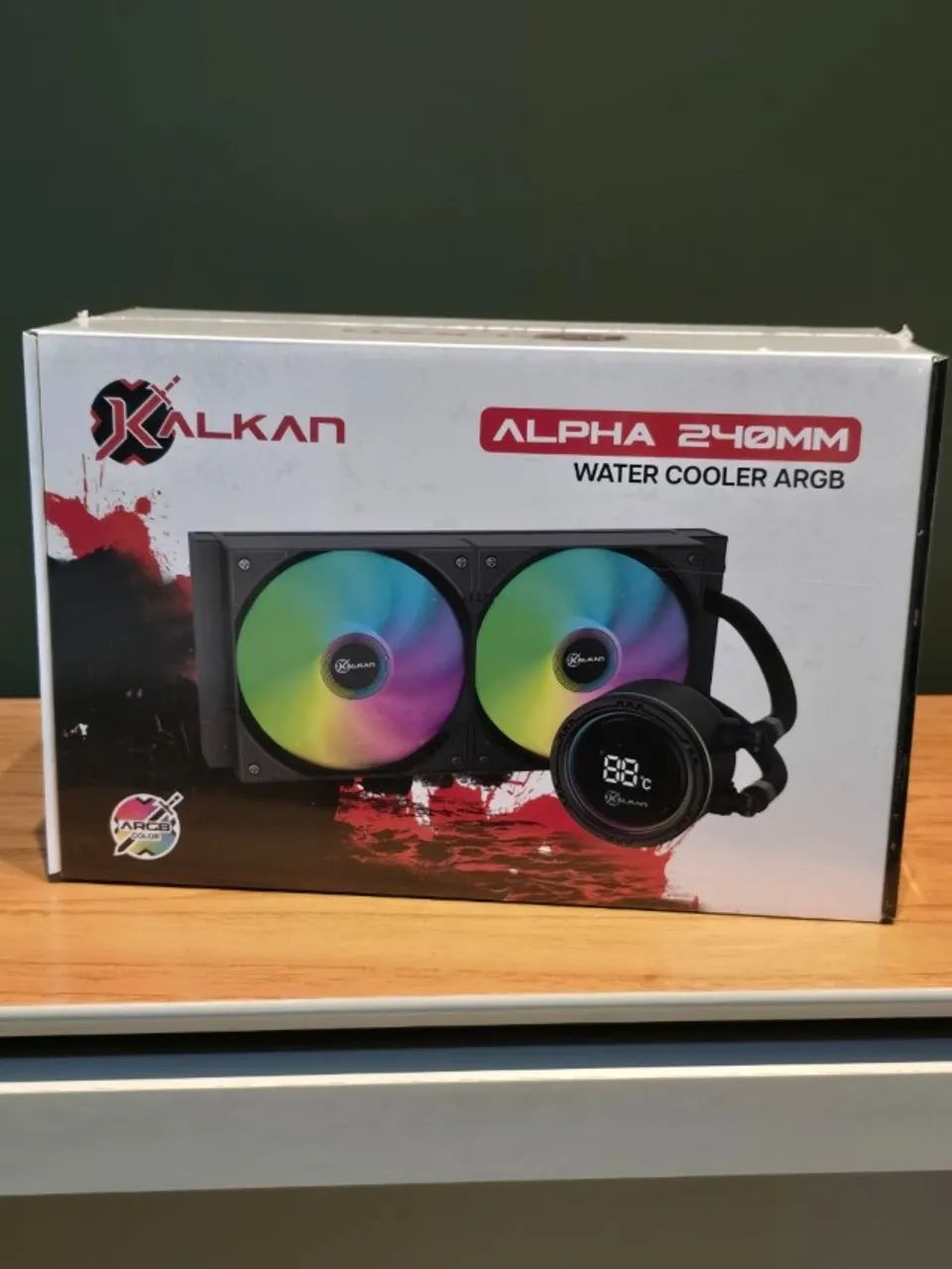 Water Cooler Gamer Kalkan Alpha 240 ARGB com display