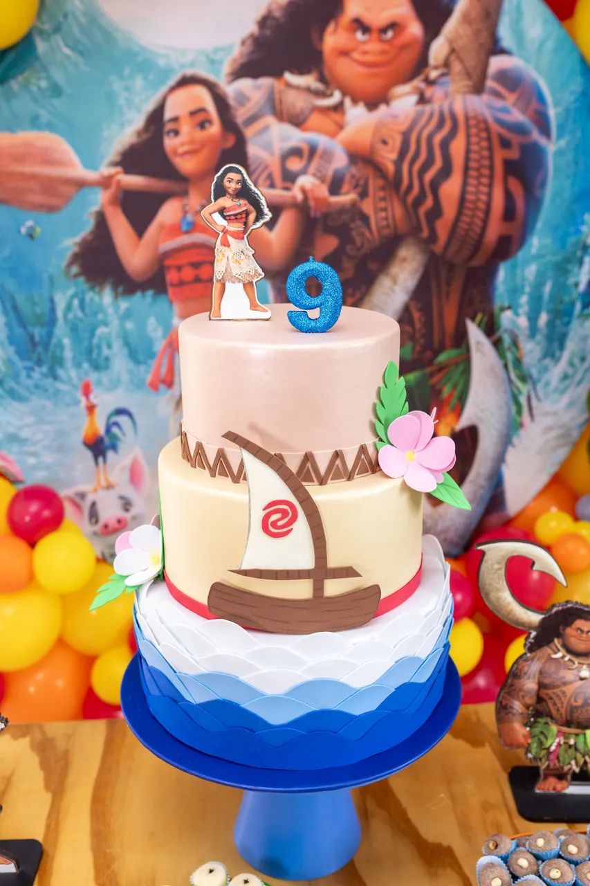 Bolo fake Moana