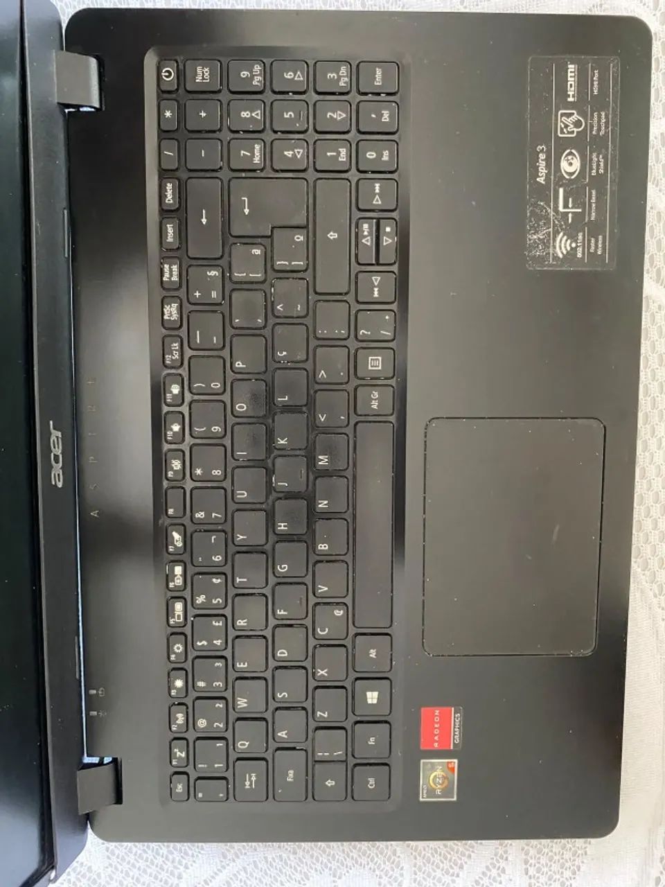 Notebook Acer usado Aspire 3 - com partes para reformar mas funciona   - Foto 5
