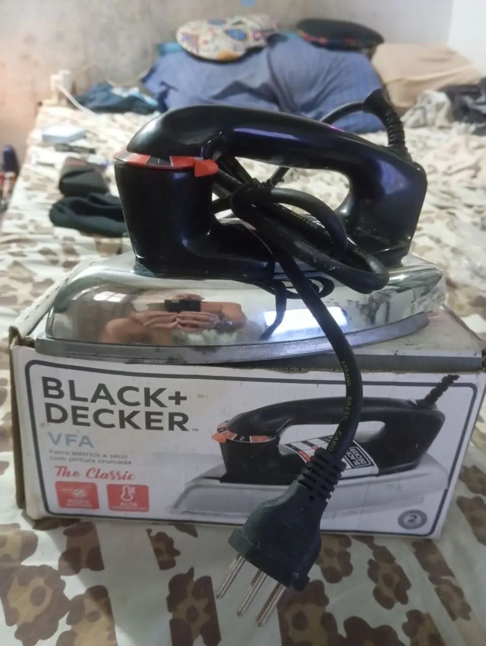 FERRO PASSAR BLACK_DECKER NOVO - Foto 3