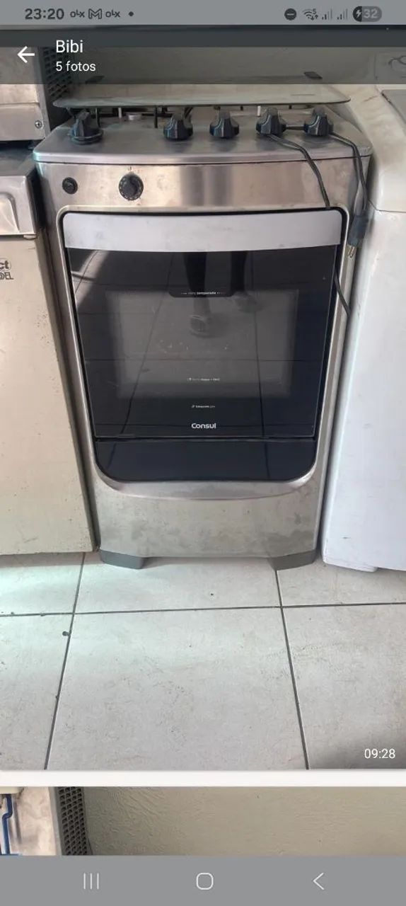 Fogão inox Consul 