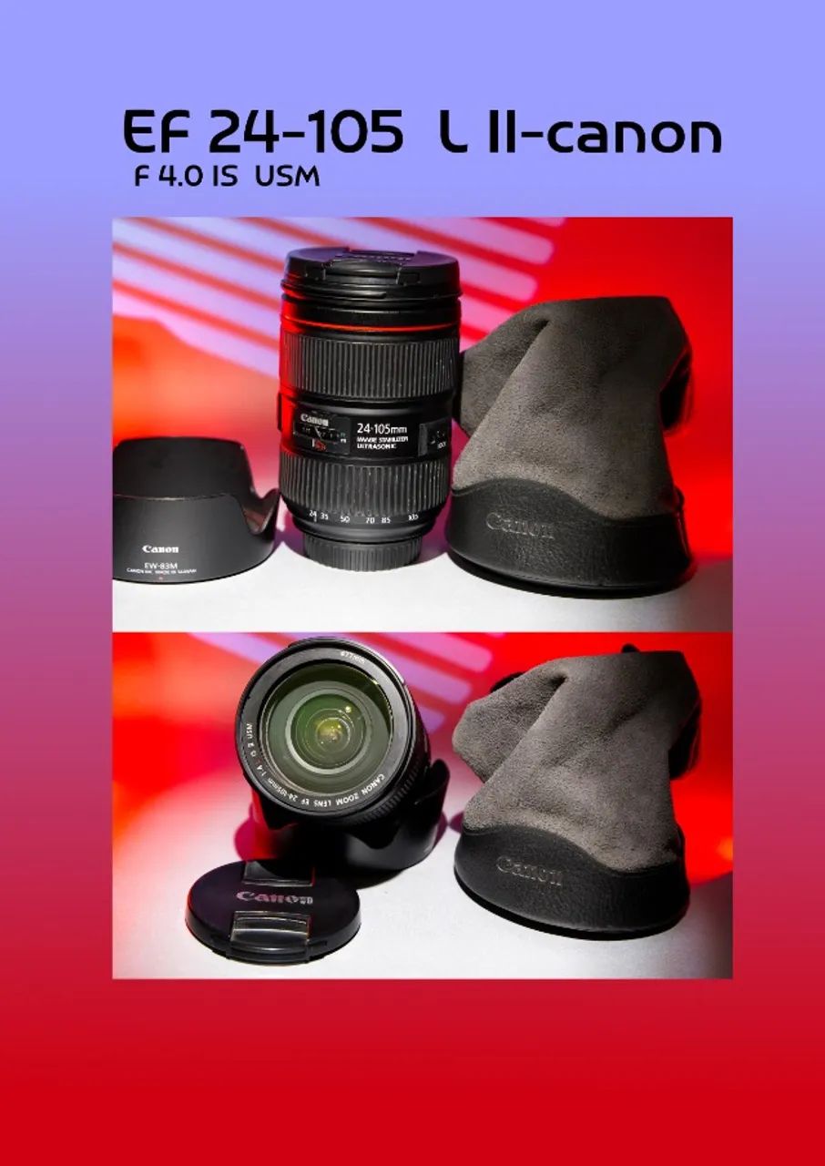 Lente Canon Serie L 24-105 (modelo 2) 