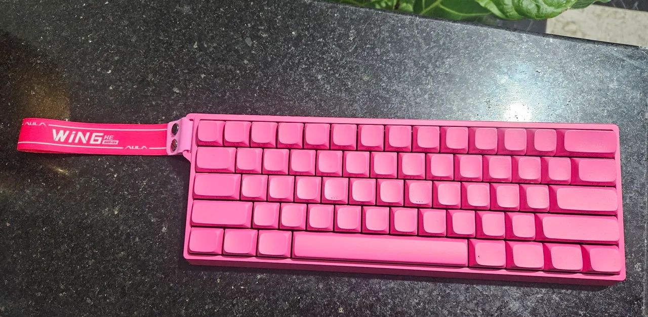 TECLADO MAGNÉTICO AULA WIN 60HE PRO PINK