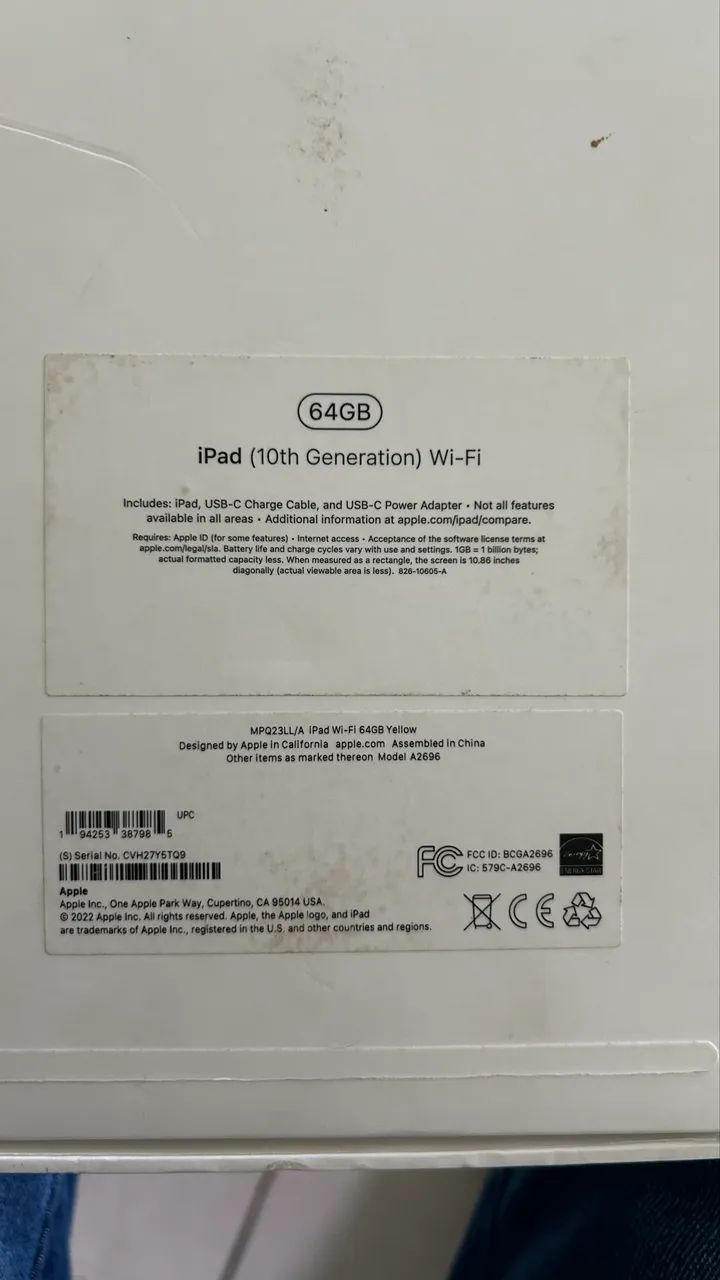 iPad (10Th Generation) 64GB AMARELO | WI-FI   - Foto 3