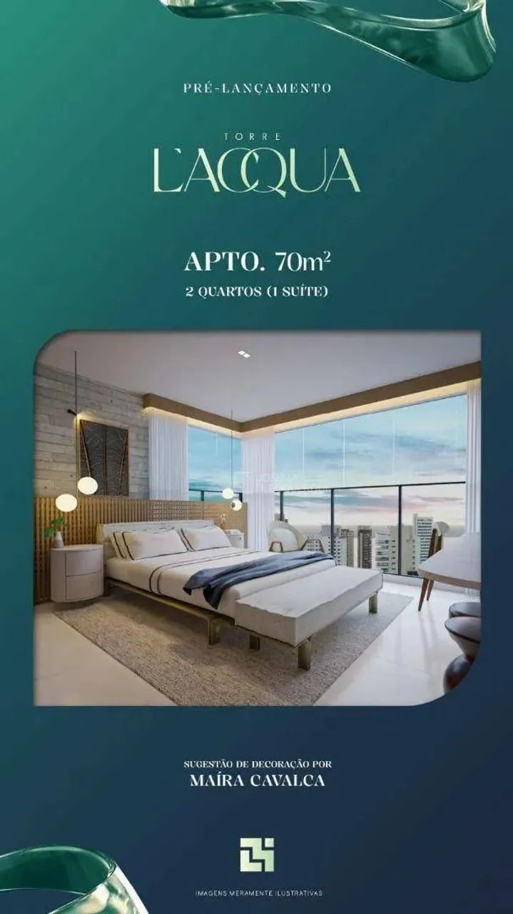 Torre Lacqua - Umarizal - Venda - Apartamento de 70 m² por R$ 836.345 - Umarizal - Belém/P - Foto 7