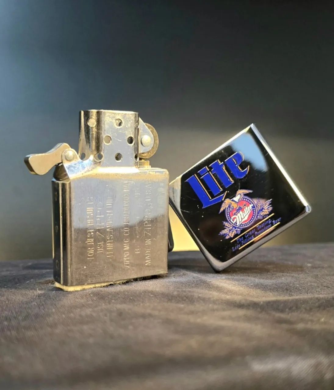 ZIPPO MILLER LITE SERIE CERVEJA - Foto 2