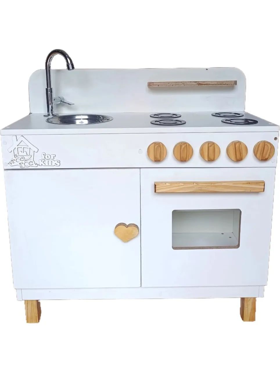 Bancada cozinha infantil em MDF 15mm branco TX 