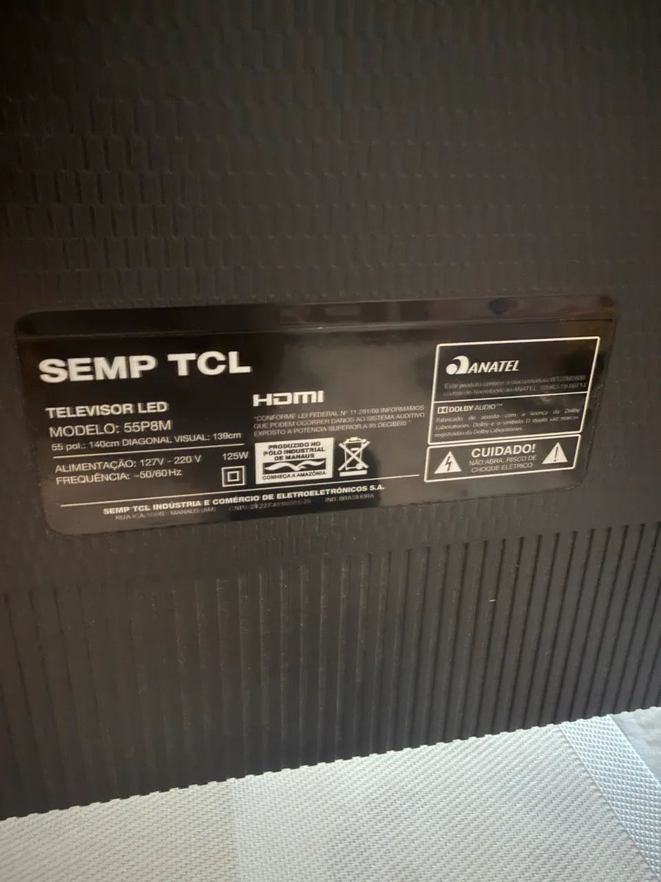 TV TCL 55" (DEFEITO DISPLAY) - Foto 5