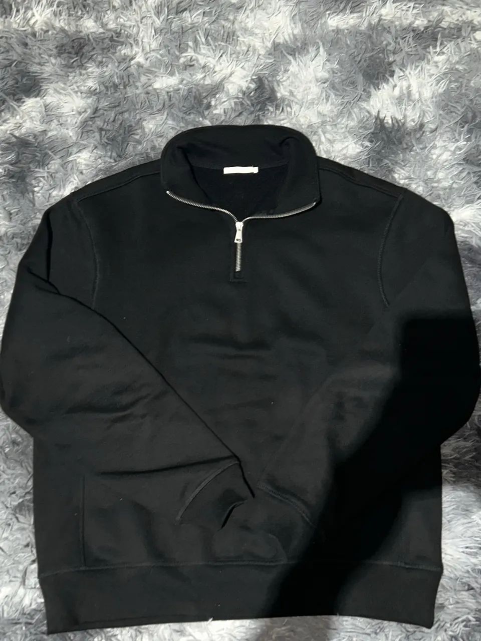 Zara Quarter Zip Preto - Foto 4