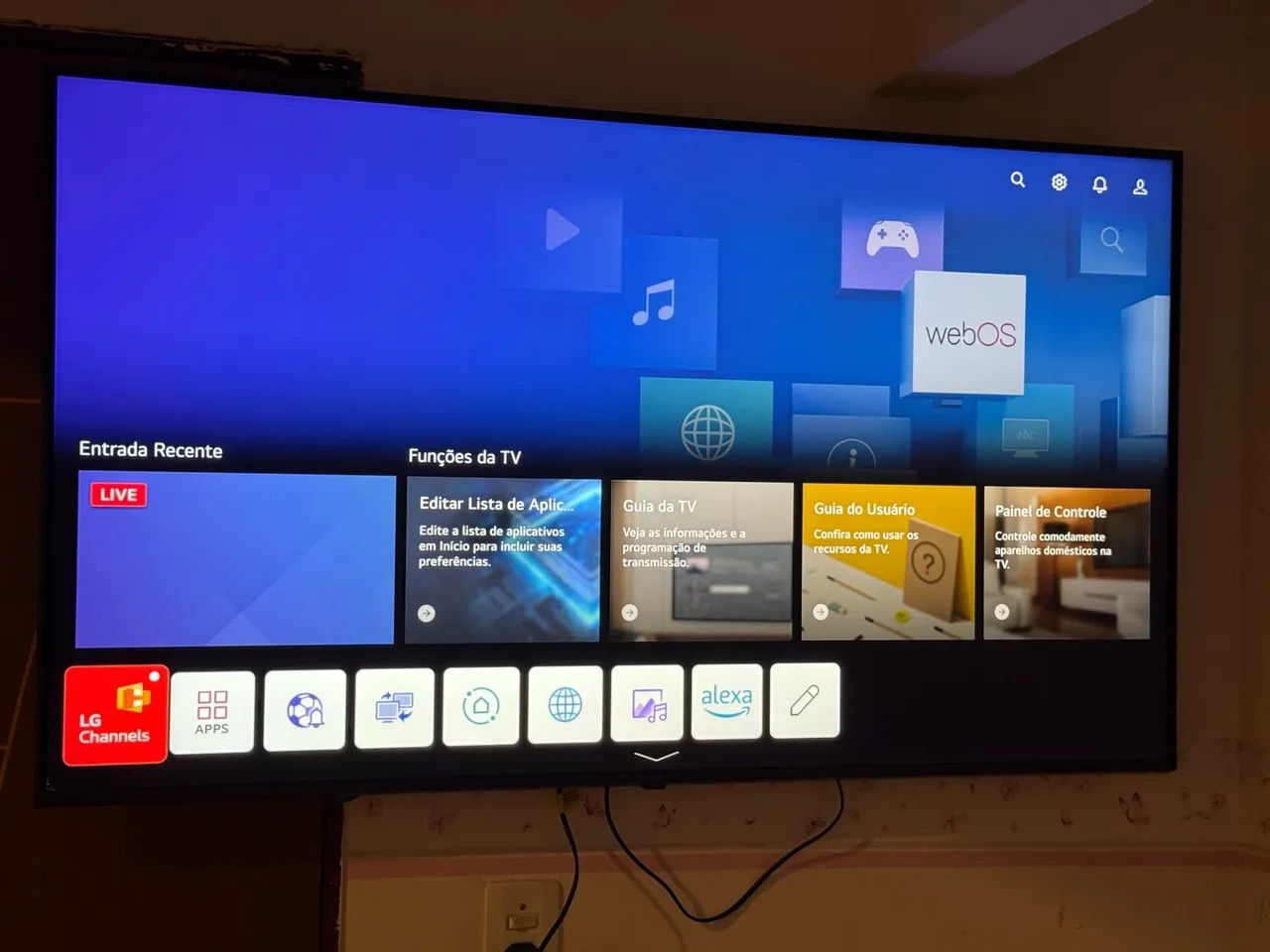 Smart TV LG 55 polegadas 4K 