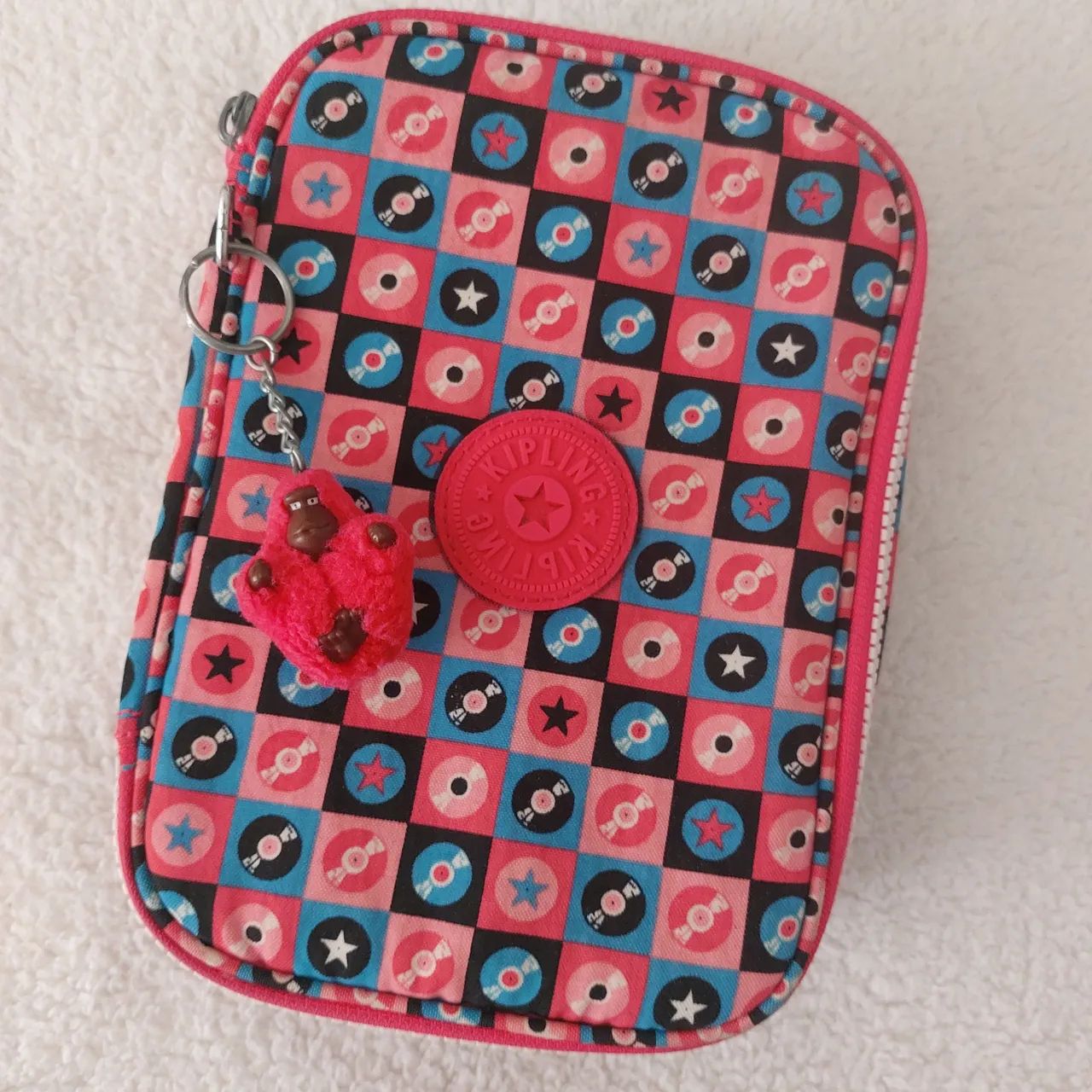 estojo kipling 100 pens disc tile